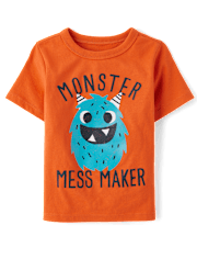 Baby And Toddler Boys Monster Mess Maker Graphic Tee