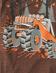 Baby And Toddler Boys Truck Forest Graphic Tee