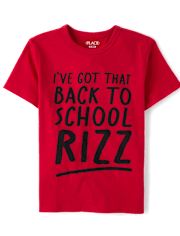 Boys School Rizz Graphic Tee