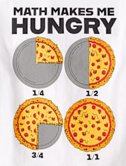 Boys Pizza Math Graphic Tee
