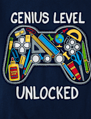 Boys Genius Level Graphic Tee
