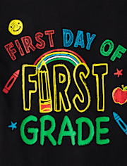 Boys First Day First Grade Graphic Tee