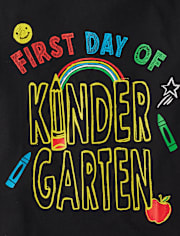 Boys First Day Kindergarten Graphic Tee