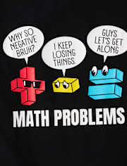 Boys Math Problems Graphic Tee