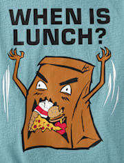 Boys Lunch Time Graphic Tee