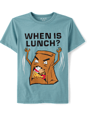 Boys Lunch Time Graphic Tee