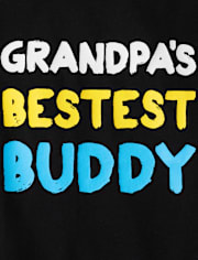 Toddler Boys Grandpa's Buddy Graphic Tee