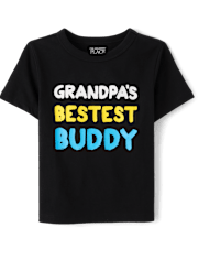 Toddler Boys Grandpa's Buddy Graphic Tee