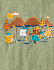 Toddler Boys Camp Smores Graphic Tee
