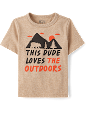 Toddler Boys Outdoors Dude Graphic Tee