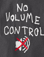 Toddler Boys Volume Control Graphic Tee