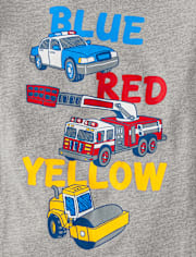 Baby And Toddler Boys Vehicle Graphic Tee 3-Pack