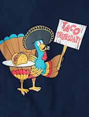 Boys Turkey Taco Graphic Tee