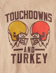 Boys Touchdowns and Turkey Graphic Tee