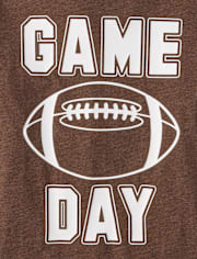Boys Football Game Day Graphic Tee