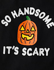 Baby And Toddler Boys Scary Handsome Graphic Tee