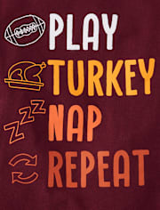 Baby And Toddler Boys Turkey Day Graphic Tee