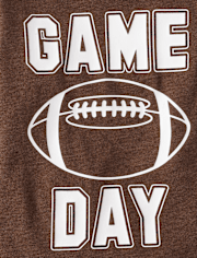 Baby And Toddler Boys Football Game Day Graphic Tee