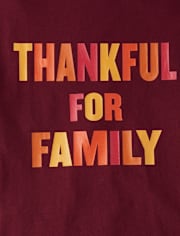 Adult Matching Family Thankful Graphic Tee