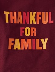 Toddler Matching Family Thankful Graphic Tee