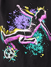 Girls Soccer Player Graphic Tee