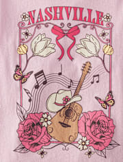 Girls Nashville Scene Graphic Tee