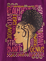 Girls Confident Girl Graphic Tee