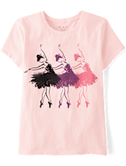Girls Ballet Dancers Graphic Tee