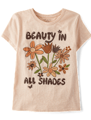 Girls Beauty In Every Shade Graphic Tee
