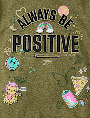 Girls Positive Graphic Tee