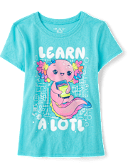 Girls Learn A Lotl Graphic Tee
