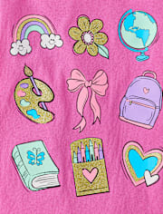 Girls School Icons Graphic Tee