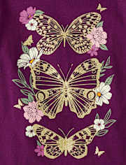 Girls Flower Graphic Tee 5-Pack