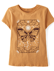Girls Butterfly Graphic Tee