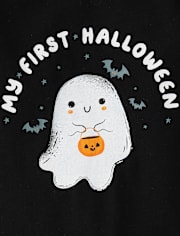 Baby First Halloween Ghost Graphic Bodysuit