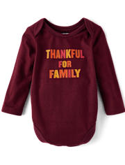 Baby Matching Family Thankful Graphic Bodysuit