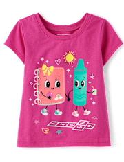 Toddler Girls Hopscotch Graphic Tee