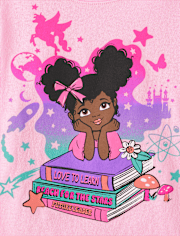 Toddler Girls Books Graphic Tee