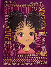 Baby And Toddler Girls Confident Girl Graphic Tee