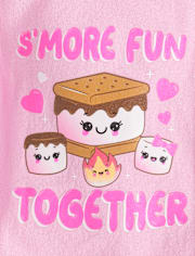 Baby And Toddler Girls S'more Fun Together Graphic Tee