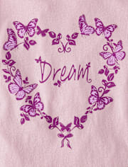 Girls Dream Heart Graphic Tee