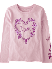 Girls Dream Heart Graphic Tee