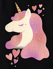 Baby And Toddler Girls Animal Graphic Tee 5-Pack