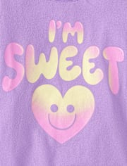 Toddler Girls Sweet Heart Graphic Tee