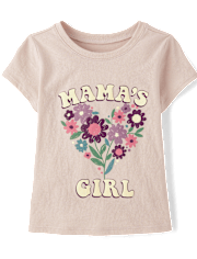 Toddler Girls Mama's Girl Graphic Tee