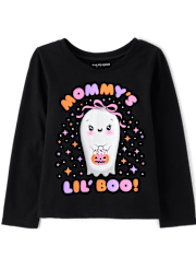 Baby And Toddler Girls Mommy's Lil Boo Graphic Tee