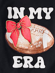 Baby And Toddler Girls In My Football Era Graphic Tee