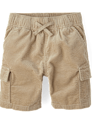 Kids Corduroy Cargo Shorts