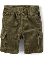 Kids Corduroy Cargo Shorts