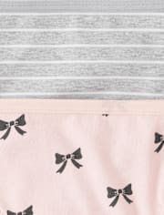 Girls Leopard Bikini Underwear 10-Pack